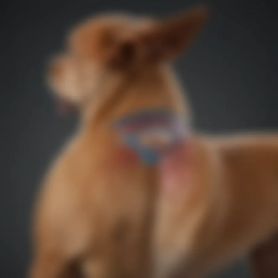 Canine abscess location diagram