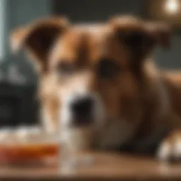 Dog receiving proper pain medication