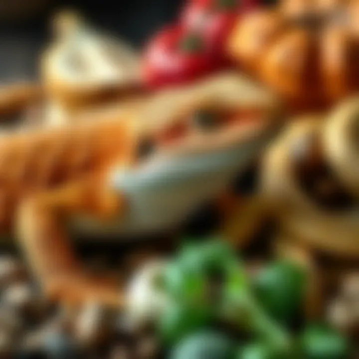 Dietary Needs of the Amazon Bearded Dragon Assorted foods for Amazon Bearded Dragon's diet