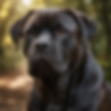 Cane Corso showcasing its assertive nature