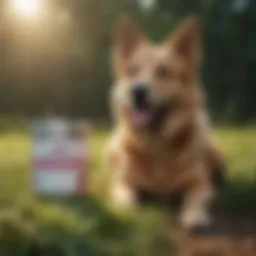 Benadryl for dogs packaging with logo