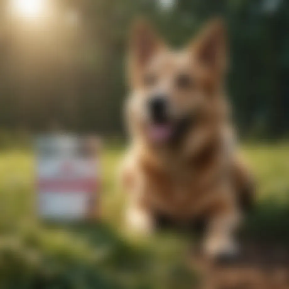 Benadryl for dogs packaging with logo