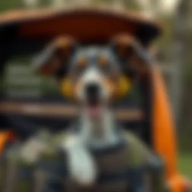 Safety Features of Dog Carriers Safety features highlighted on a dog carrying bag