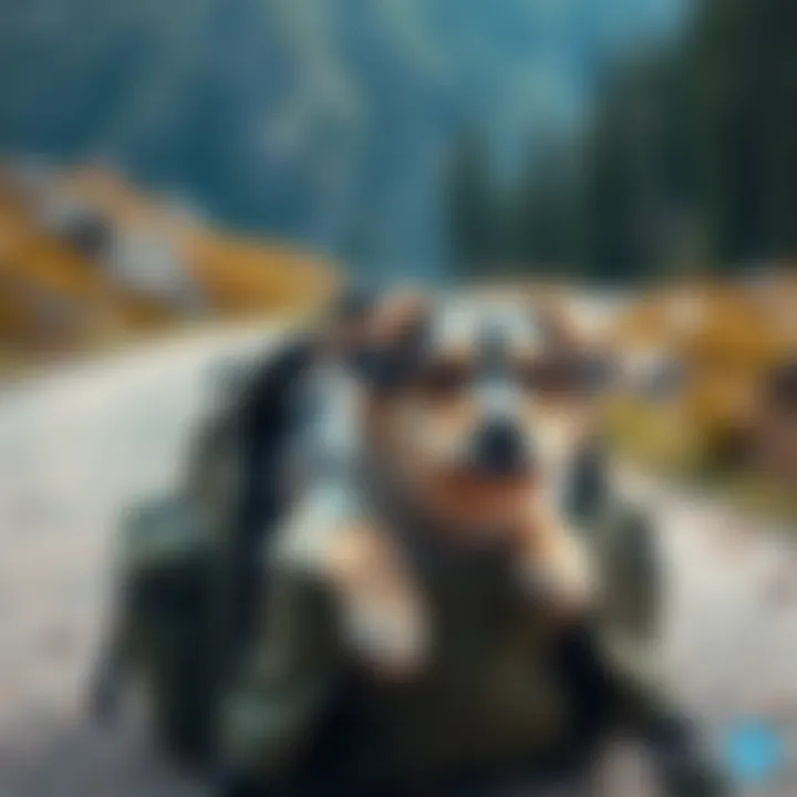 Versatile Dog Carrier for Adventures Versatile dog carrier bag used for outdoor adventures