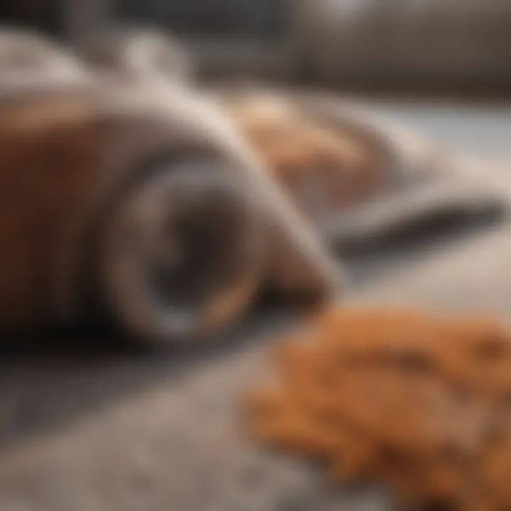 Steam carpet cleaner effectively removing stains from carpets