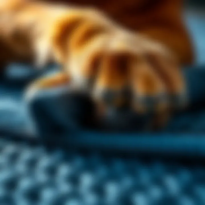 Exploring Cooling Technologies and Materials Close-up of cooling mat materials and textures