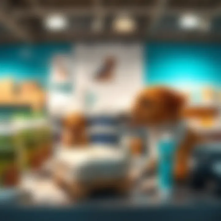 Sustainable Pet Care Solutions Sustainable pet care products on display