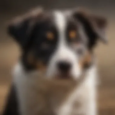 Border Collie Tricolor Puppy displaying its remarkable intelligence