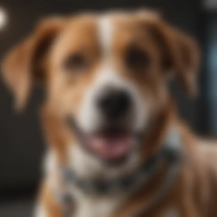 Different types of braces for dogs displayed