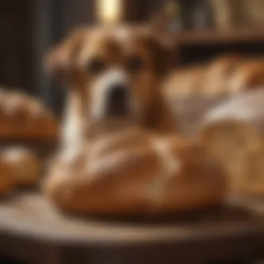 Variety of bread options for dogs