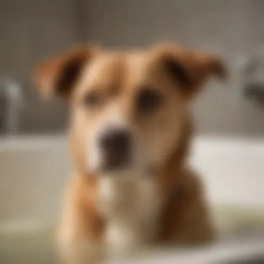 Calming Oatmeal Bath for Dog Razor Burn