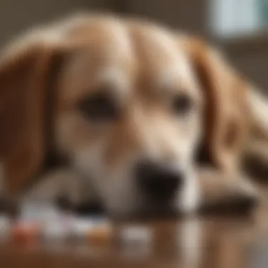 Dog with Medication