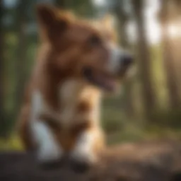 Canine training using positive reinforcement