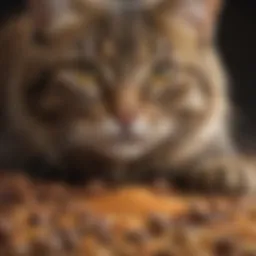 Illustration of carefully selected ingredients in Purina Beyond cat food