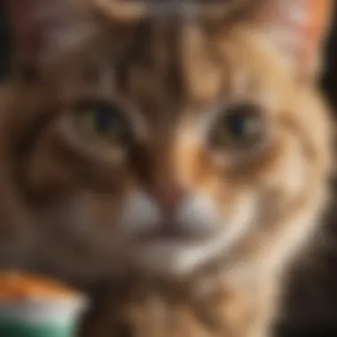 Home Care Measures for Feline Wellness Cat owner providing care at home