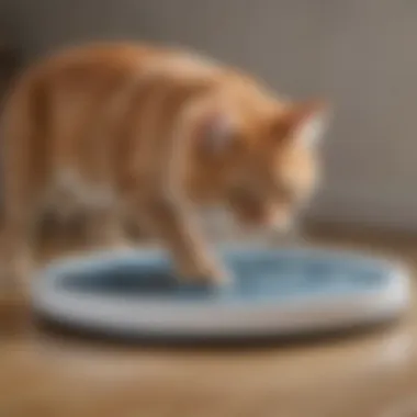 Catit Water Fountain Mat contributing to pet well-being