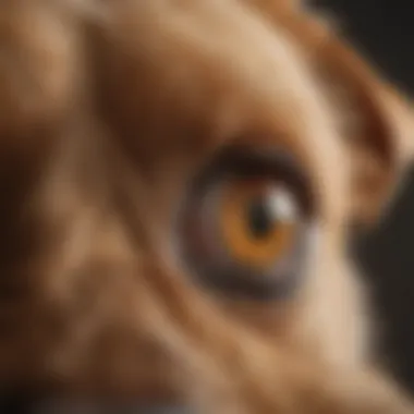 Illustration of Common Causes of Canine Itchy Eyes Common causes of canine itchy eyes illustrated