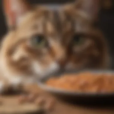 Comparison of different cat food brands