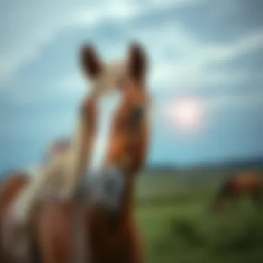 Advanced Treatments: Elevating Equine Skin Health Equine skin treatment methods in action