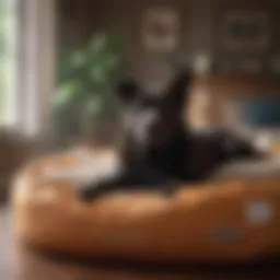 Luxurious 27 x 36 dog bed providing comfort for a large breed