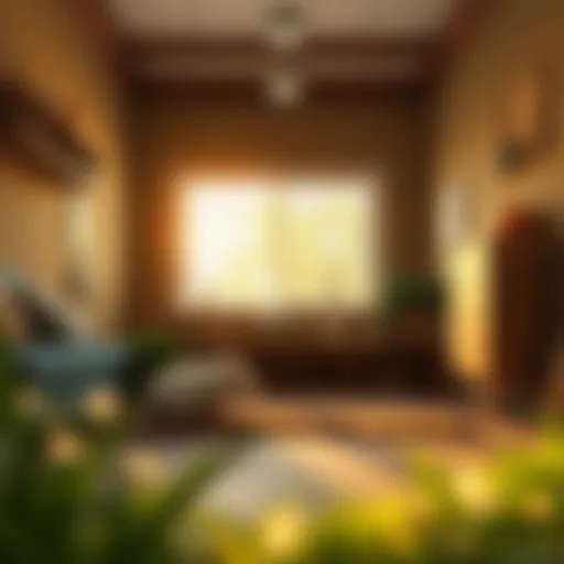 Indoor Enclosure Design for Guinea Pigs Spacious indoor guinea pig enclosure with natural lighting