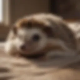 Cozy hedgehog bedding options