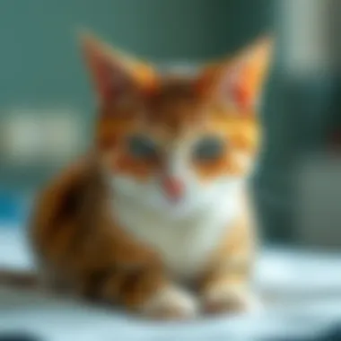 Consulting with a veterinarian