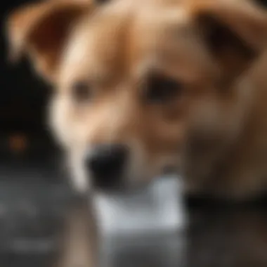 Close-up of dog dander wipes on a clean surface