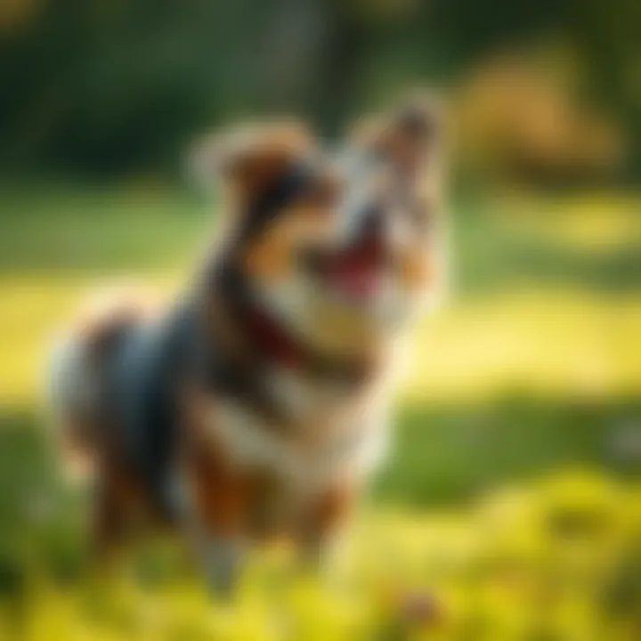 Promoting a Healthy, Itch-Free Life for Dogs A happy dog playing in the park after successful treatment for itching.