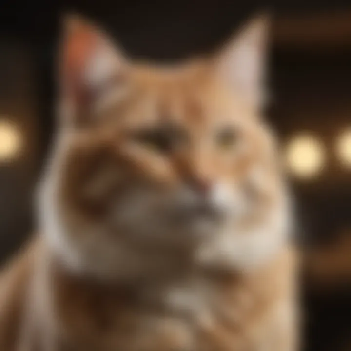 Diverse cat breeds displayed elegantly