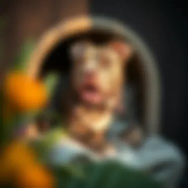 Comfortable Environment for Pitbull Pitbull enjoying comfort in a well-designed dog house