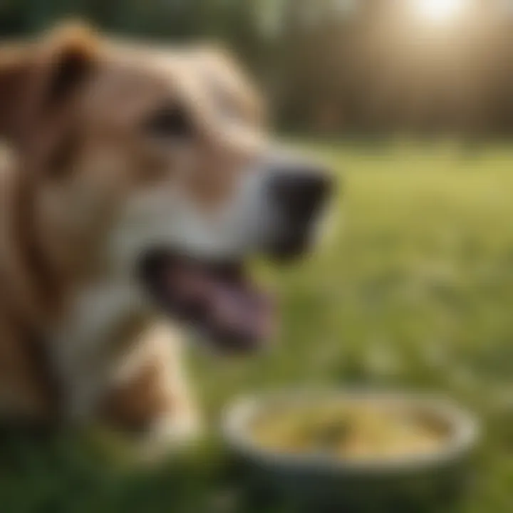 Digestive Delight - Grass Consumption for Canines