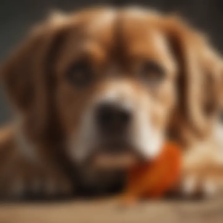 Dog with Allergy Symptoms