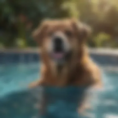 Safe and secure dog-friendly pool option