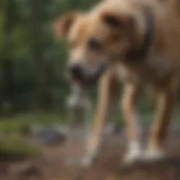 Durable dog running water bottle with ergonomic design