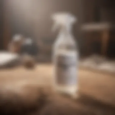 Hydrogen Peroxide in a Clear Spray Bottle