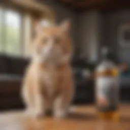 Natural enzymatic cleaner for cat urine removal