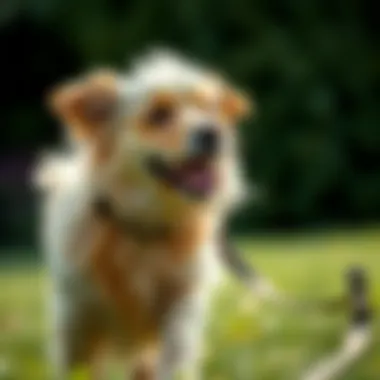 The Importance of Regular Exercise for Healthy Coats Dog enjoying outdoor playtime in a clean environment