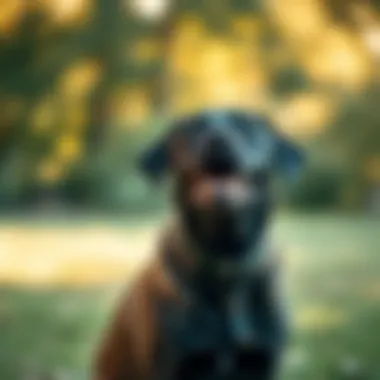 Positive Reinforcement Training Session A trainer demonstrating positive reinforcement with a dog