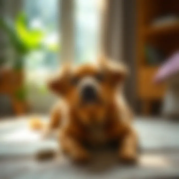 A clean and tidy home environment free from fleas