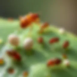 Lifecycle stages of fleas showcasing eggs, larvae, and adults