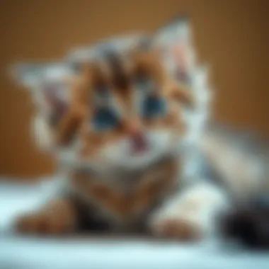 An assortment of natural flea treatments suitable for young kittens, emphasizing safety.