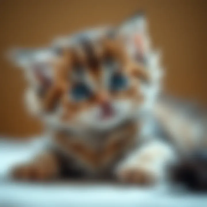 An assortment of natural flea treatments suitable for young kittens, emphasizing safety.