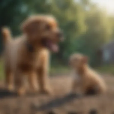 Utilizing Positive Reinforcement in Training A trainer using positive reinforcement with a puppy
