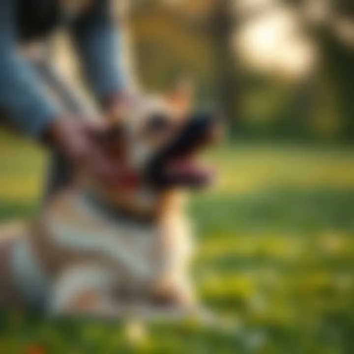 Positive Reinforcement: A Key Training Technique Owner training their dog with positive reinforcement