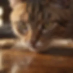 Cat sniffing scent remover