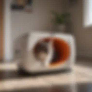 Elegant Cat Litter Box Design