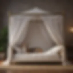 Elegant Pet Canopy Bed