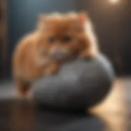 Elegant stone pet hair remover