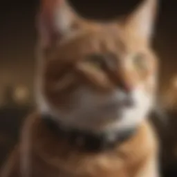 Elegant cat collar with a secure clasp